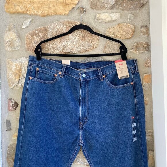 NWT Levi’s 505 REGULAR FIT MEN'S JEANS (BIG & TALL) Dark Stone Wash 42 / 34 - Picture 6 of 12